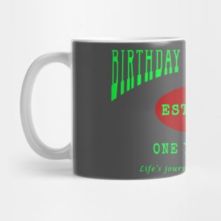 Birthday Vintage Year - One Year Old Mug